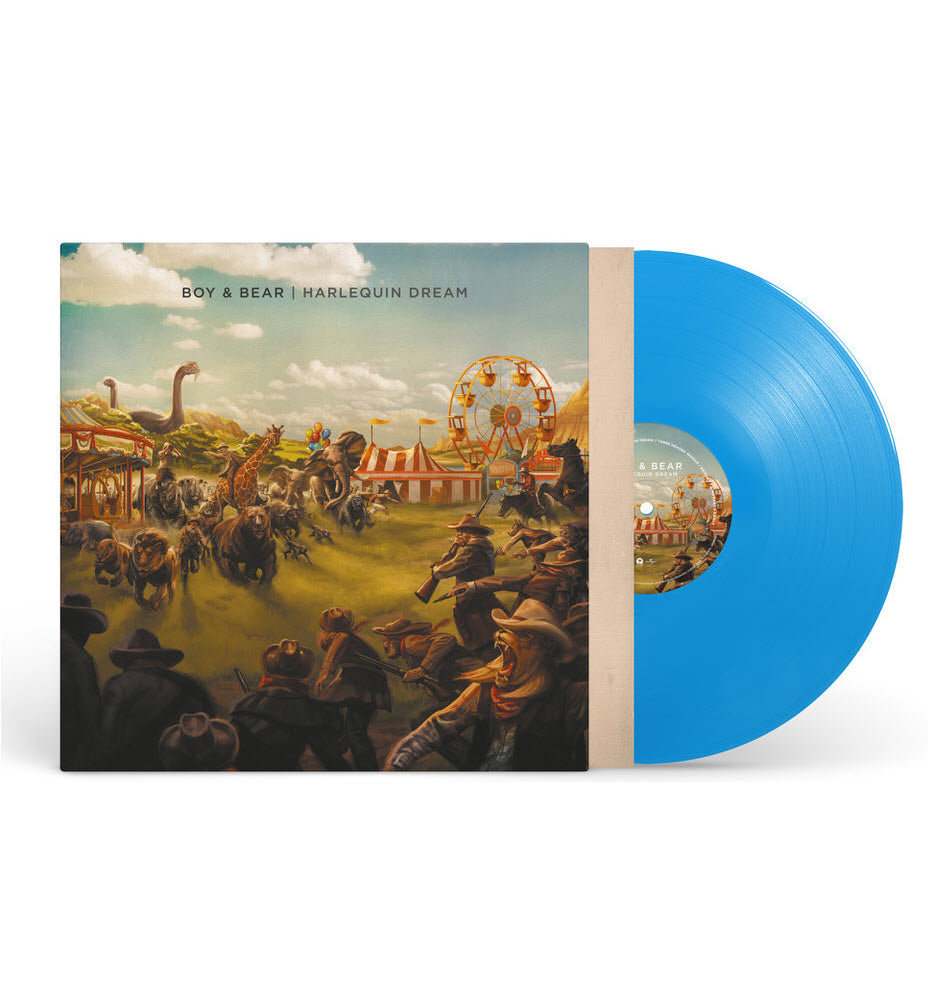 Boy & Bear Harlequin Dream 10th Anniversary Edition - Limited Edition Transparent Blue Vinyl