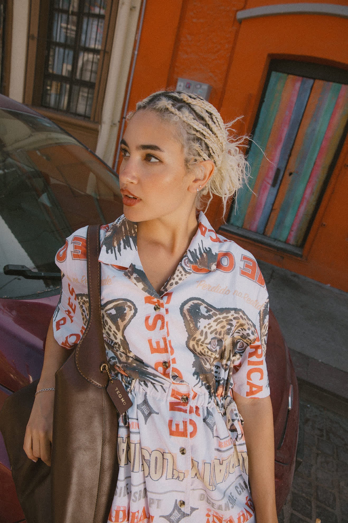 The Cinch Button Down Dress