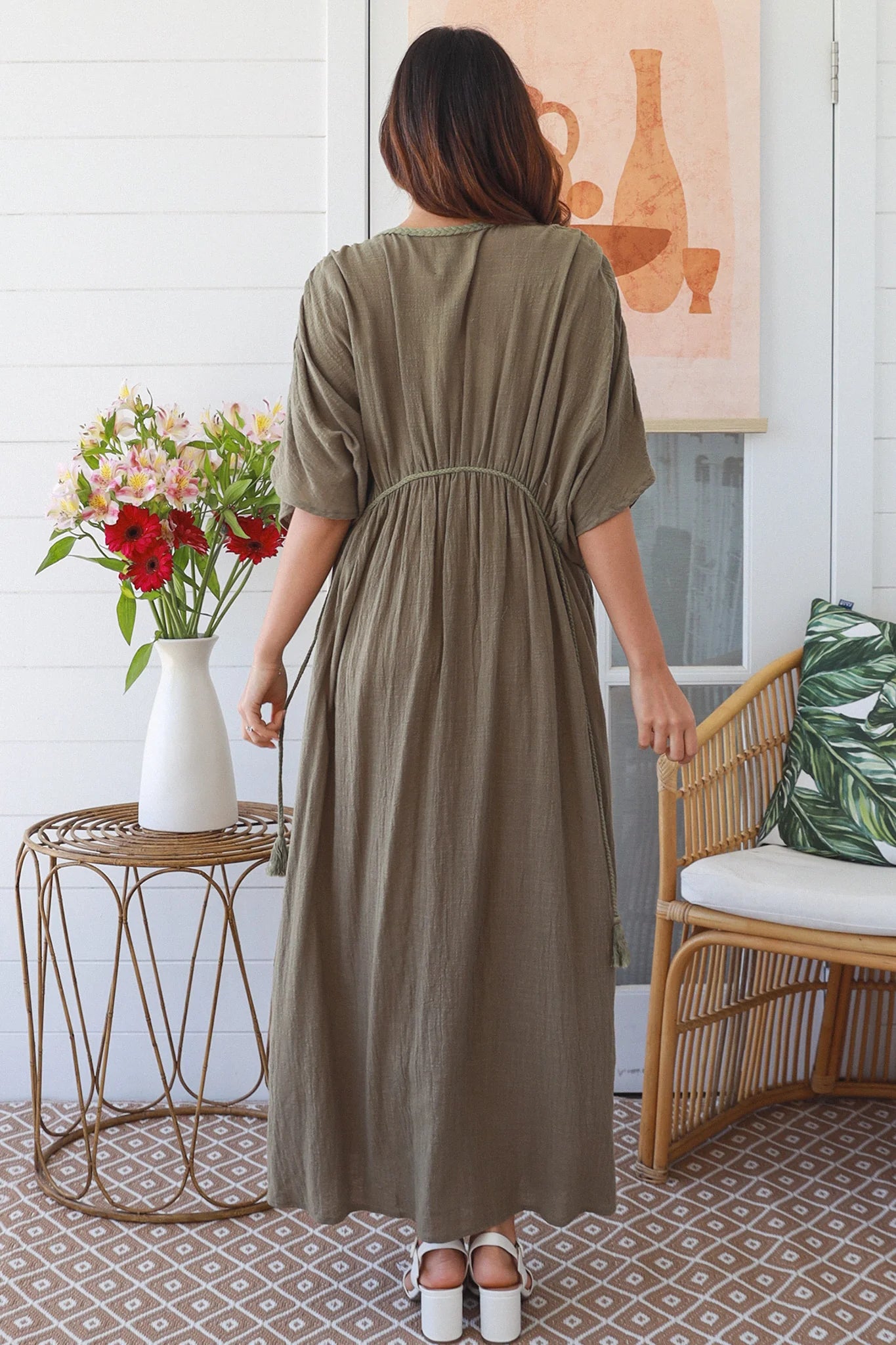 Eden Dress Khaki