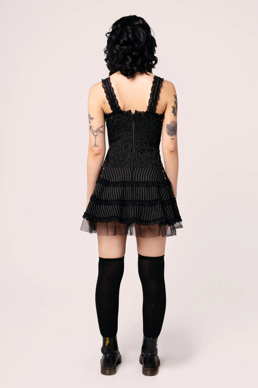 Harley Dress Pinstripe Black